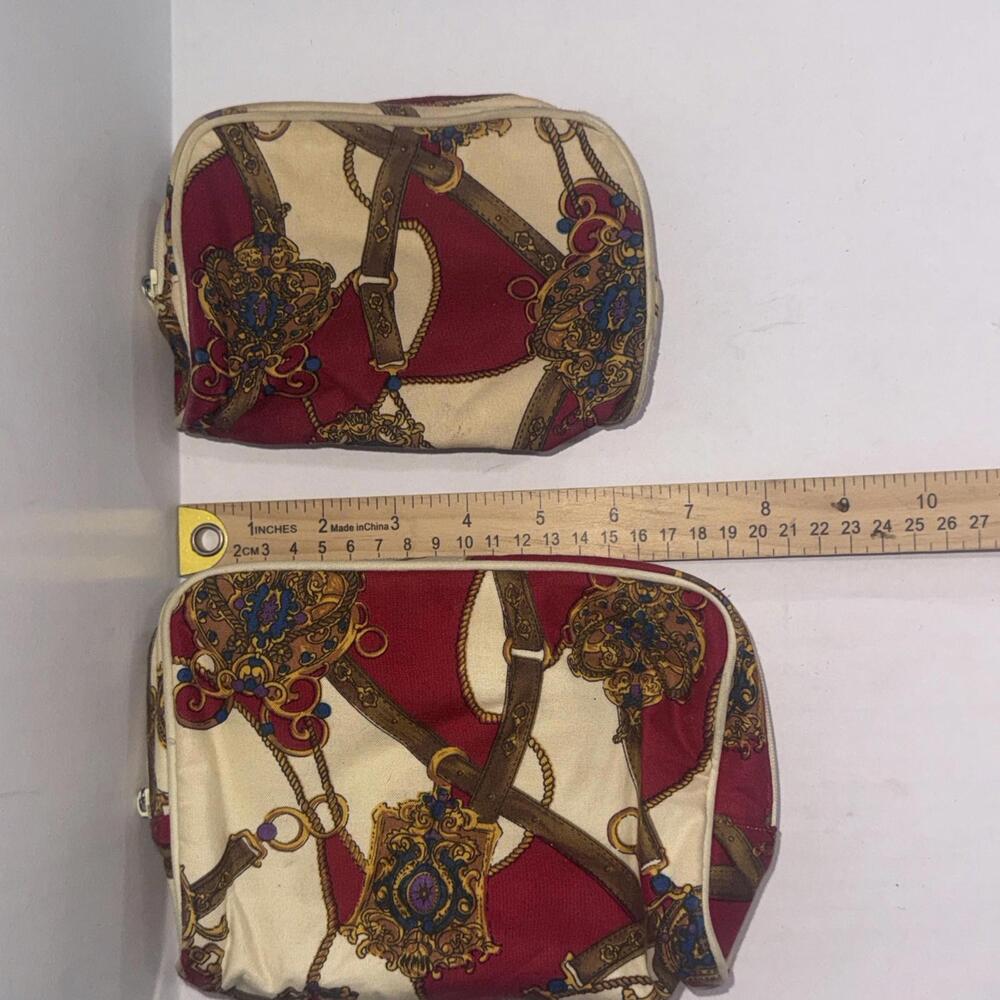Vintage‎ 1993 Revlon Equestrian Designer Travel Makeup Cosmetics Regal Bag Set - Picture 11 of 14